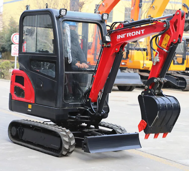 FREE SHIPPING China Cheap Small Digger micro mini excavator 1 ton 2 ton 3.5ton