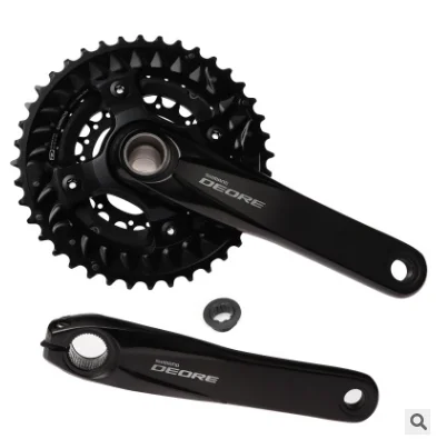 
Shimano DEORE MTB FC-M6000 Bike Crankse 3x10, 40-30-22T 170 mm Including Bottom Bracket BB52 Bicycle Crank Set 
