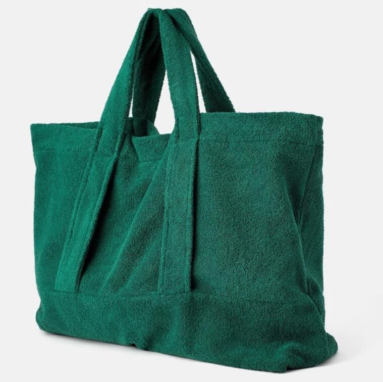 tote bag made of towel fabric towel bag
