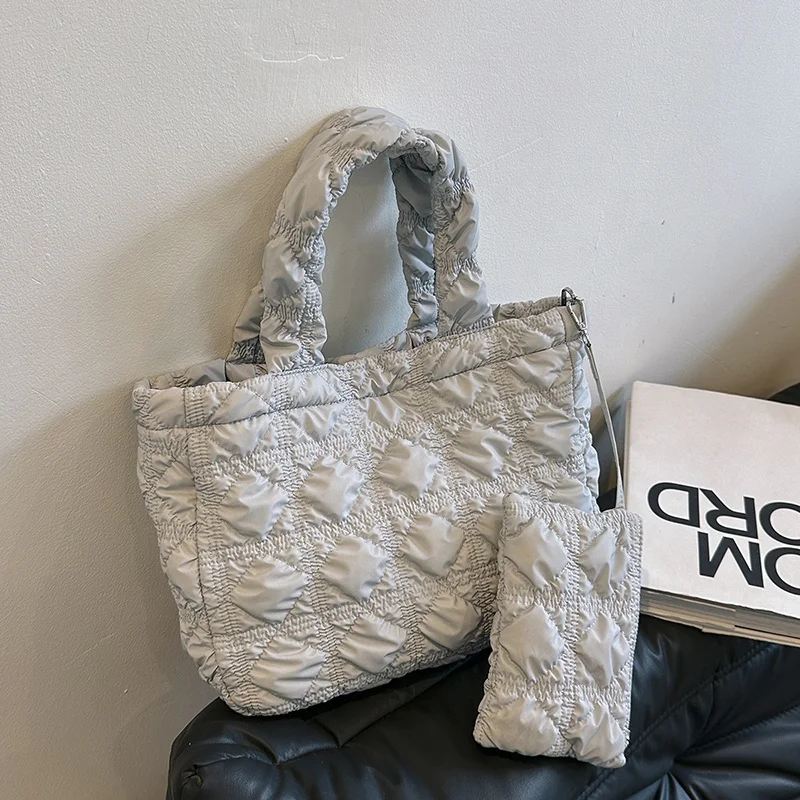 WB117 2024 new arrive Wholesale Bubble Fold Pink Gradient Cloud Shoulder Crossbody Bag Dumpling Underarm Bag Cosmetic Bags For