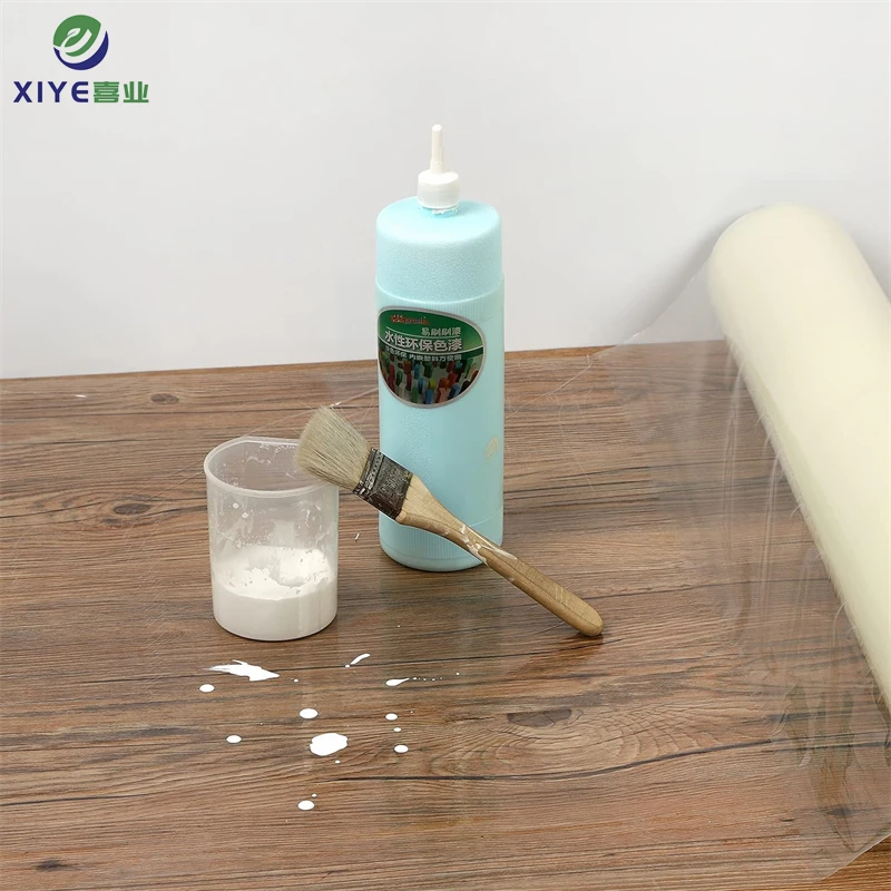 custom certified imported material transparent waterproof pe film for effective surface protection