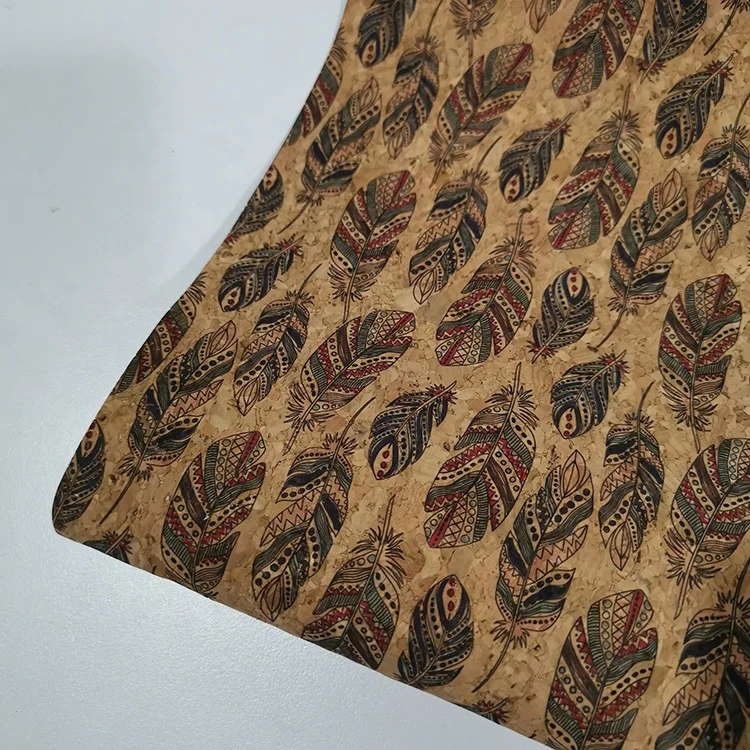 ECO-friendly high quality new product Powerful colorful  printed Natural cork sheet roll