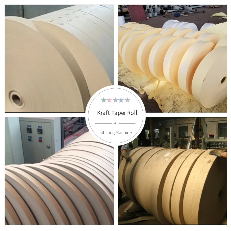 High Speed Automatic Slitter Jumbo Cardboard Kraft Paper Roll Slitting and Rewinding Machine