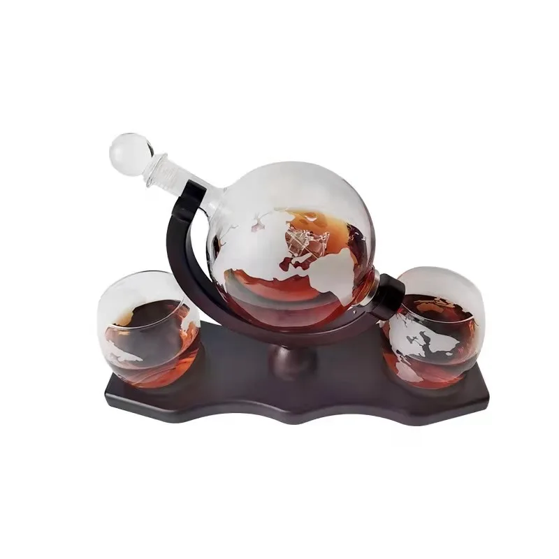 Wholesale Cheap Price Heat-resistant Globe Glass Set Decanter