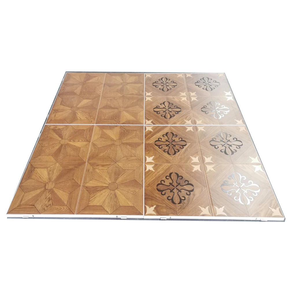 CE certificated waterproof wood Portable Church dance floor for wedding portable platform stage