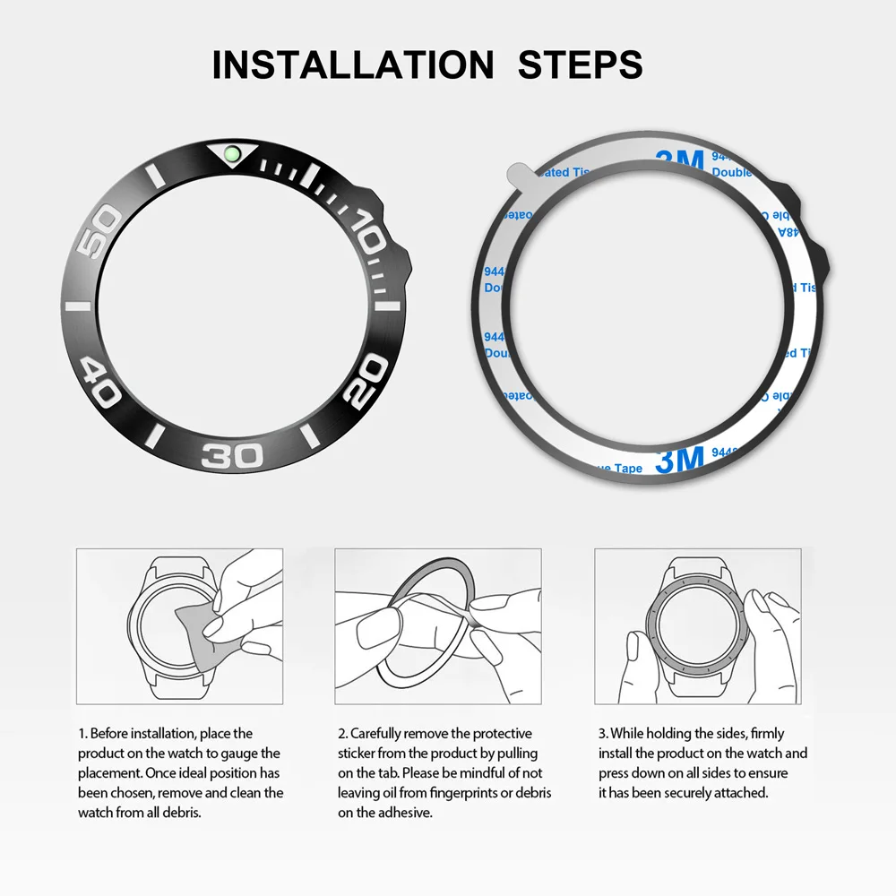 Stainless Steel Watch Case Bezel for garmin fenix 5x