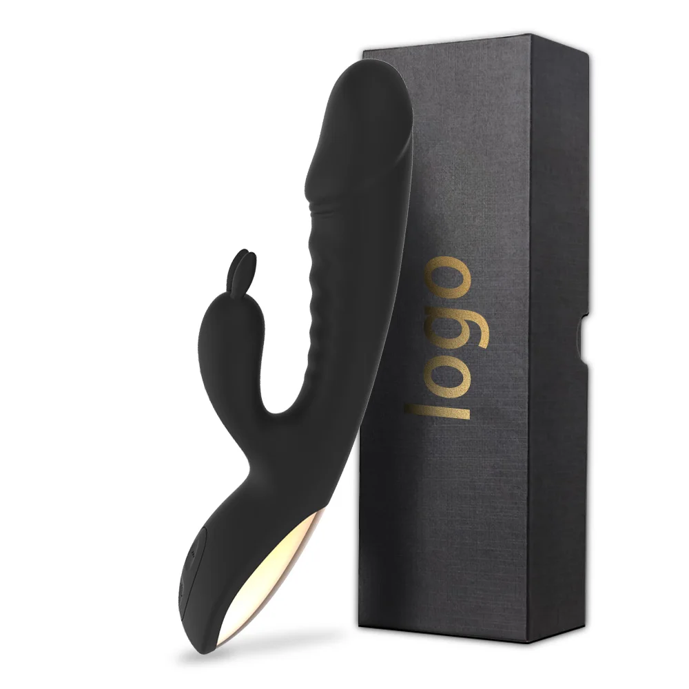 Rabbit Vibrator G Spot Clitoral Vibrator Waterproof Rechargeable Realistic Silicone Dildo Vibrator Sex Toys for Women