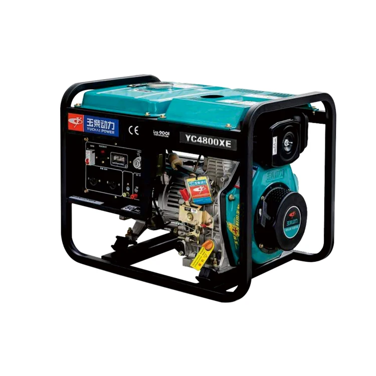 single cylinder 10kva generator 12 volt small dc open-shelf frame diesel generator