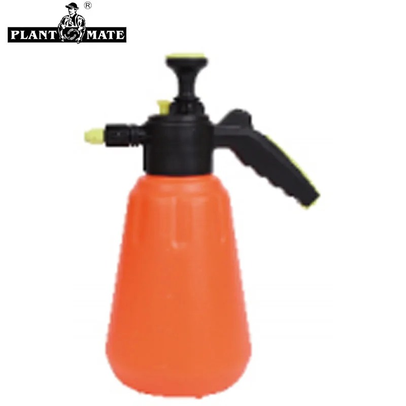 2L Orange Portable Pneumatic Spray Bottle Convenient Hand Held Garden Pressure Sprayer