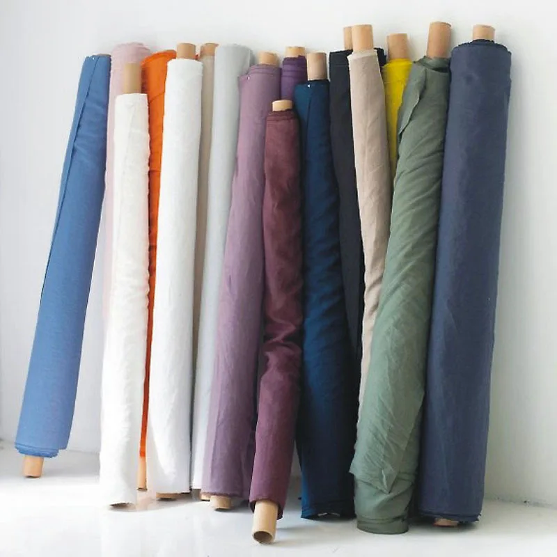 280CM 110inch Wide Flax Linen Fabric Wholesale 100% Pure