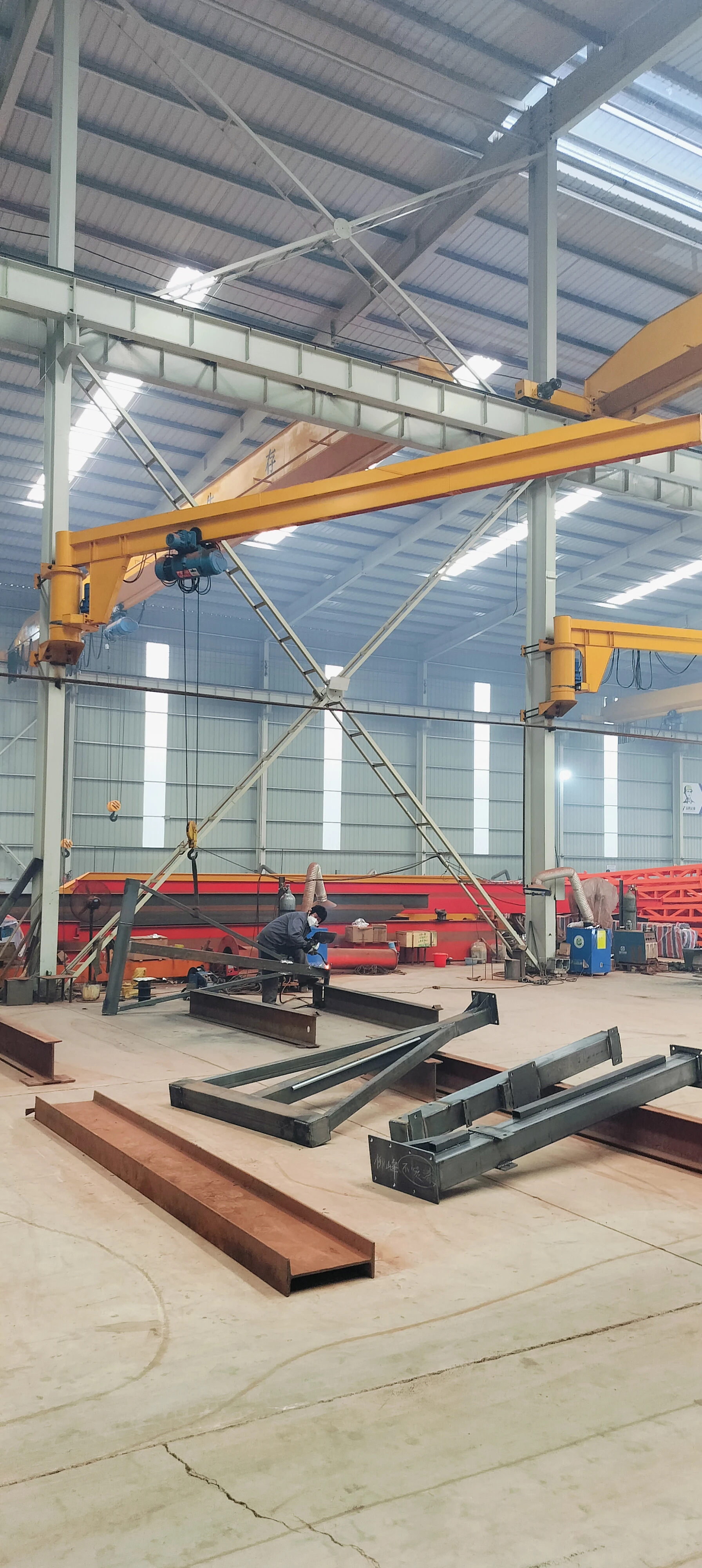 China High Quality 180 360 Degree Portable Floor Mounted Articulated Wall Mounted Jib Crane