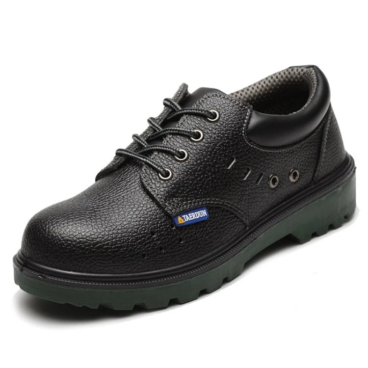 Casual work shoes Anti-smashing and anti-stab non-slip Wear-resistant Oil resistant safety shoes