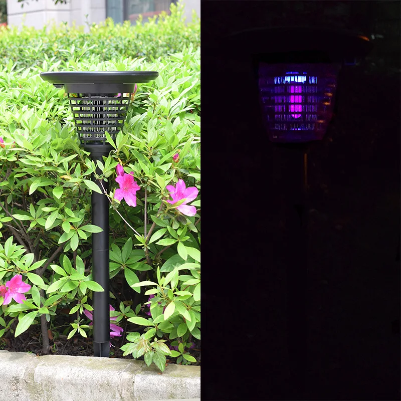 New Product Solar Lights Outside Waterproof Automatic On/Off Landscape Villa Garden Landscape Design LED mosquito killer Light