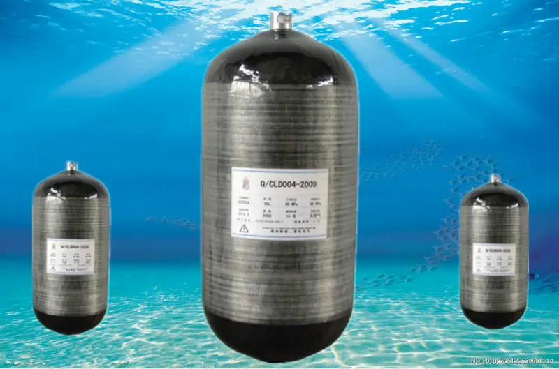 
90L Vehicle CNG Tank Type 3 Carbon Fiber Fully Wrapped Cylinder for Compressed Natural Gas 