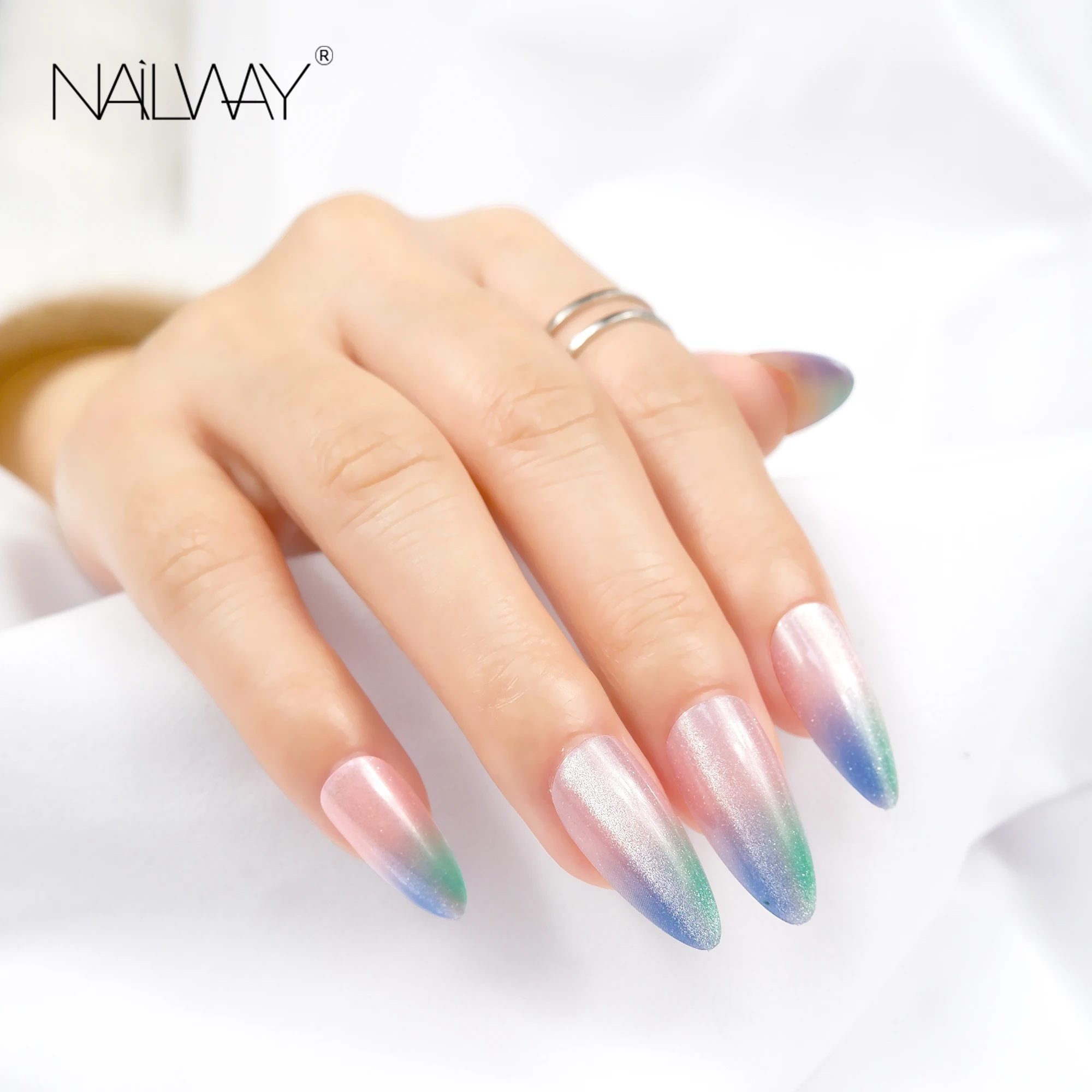 Nailway многоразовая твердость индивидуальная этикетка ногти оптовая продажа накладные