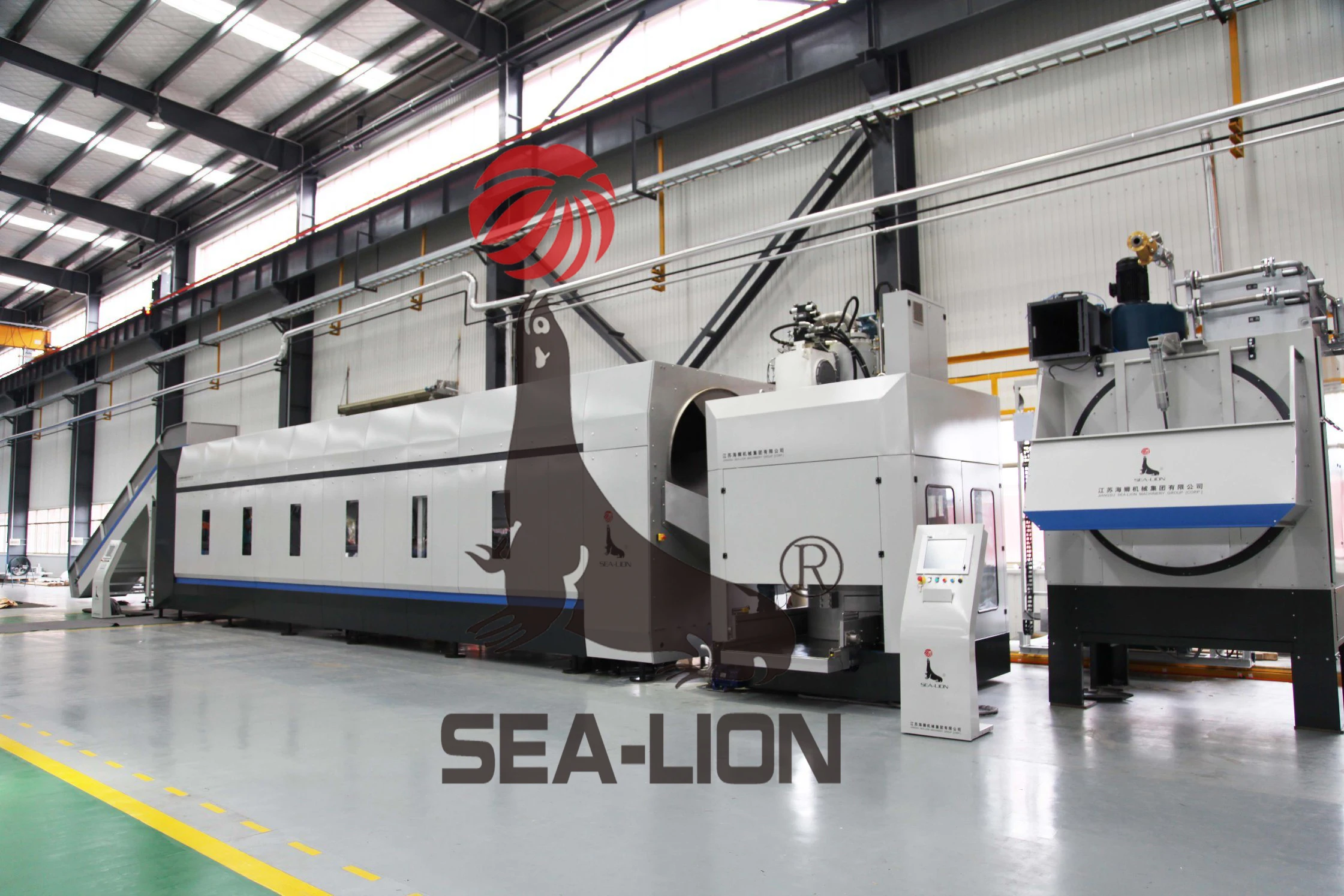 Sea-lion industrial 13 batches automatic computer controlled tunnel washer laundry system