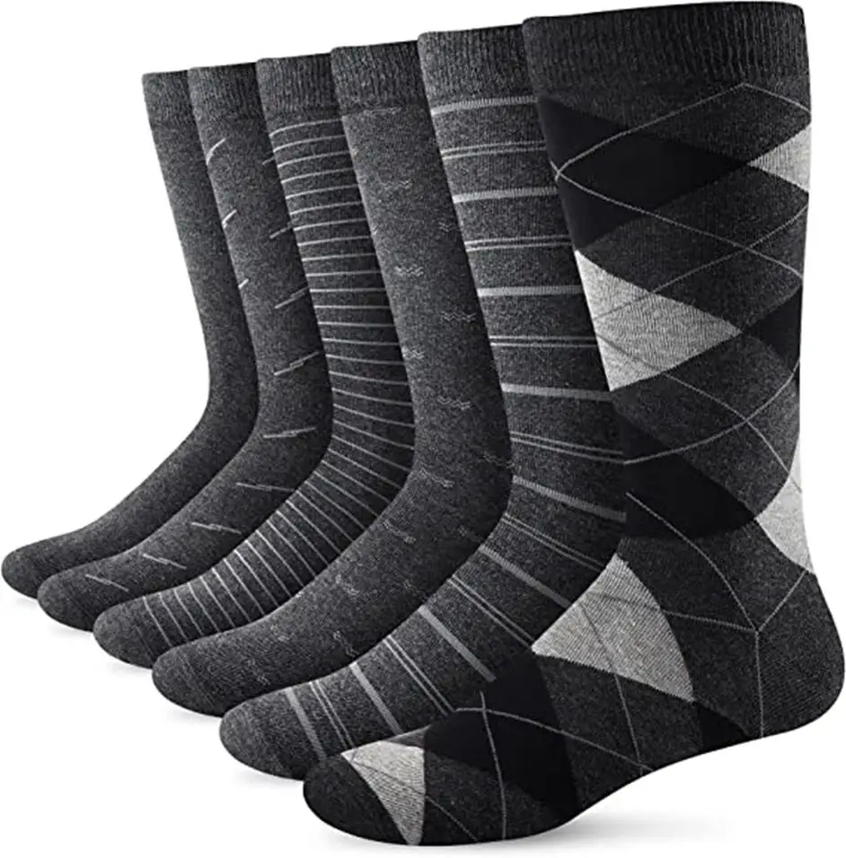 High Quality wholesale classic formal office solid man business black crew high quality men cotton 100 socks mens dress