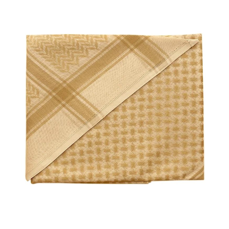 
Low price and durable silk scarf quality floor scarf turban Saudi ladies desert striped turban 