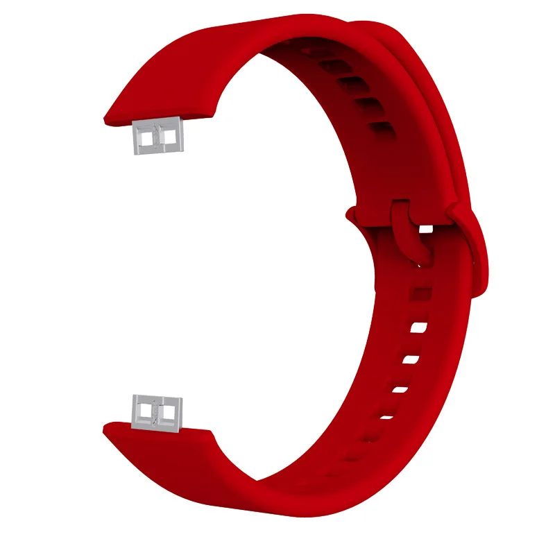 Huawei watch fit silicone strap watch fit new strap colourful buckle