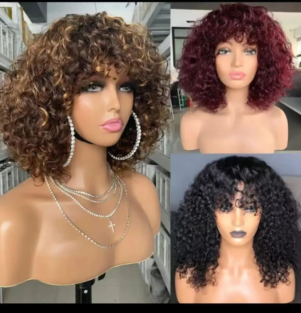 Remy Water Wave Bob With Gold Highlights Honey Blonde Bob Wigs Human Hair Wigs Highlight 4/27 Color Wholesale Peruvian Bob Wig