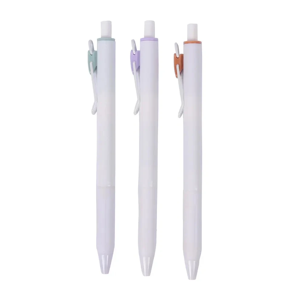 2023 New Product White Ballpoint Pen Ink Piloting Gel Refill