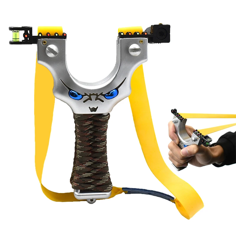 Outdoor Hunting Shooting Slingshot With Infrared Sight And Rubber Band Resin Slingshot