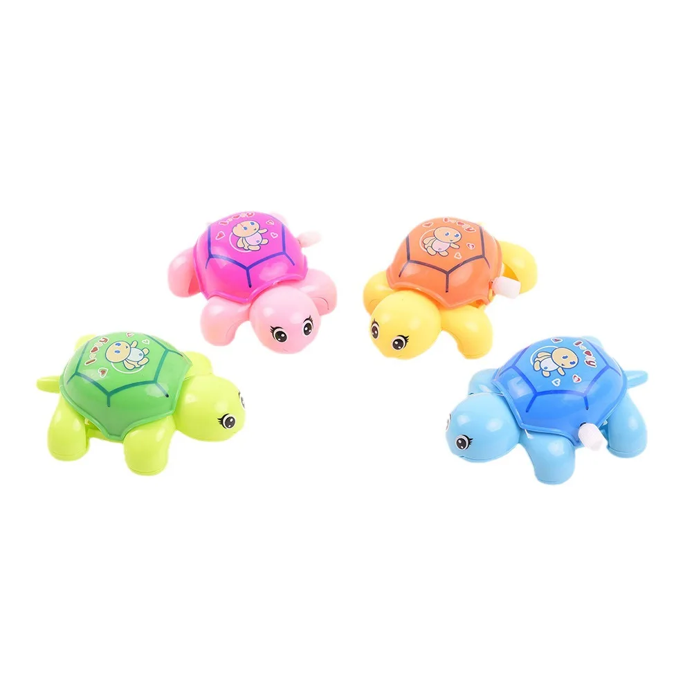Wholesale Cartoon Animal Turtle Wind Up Toys Promotion Plastic Clockwork Toy