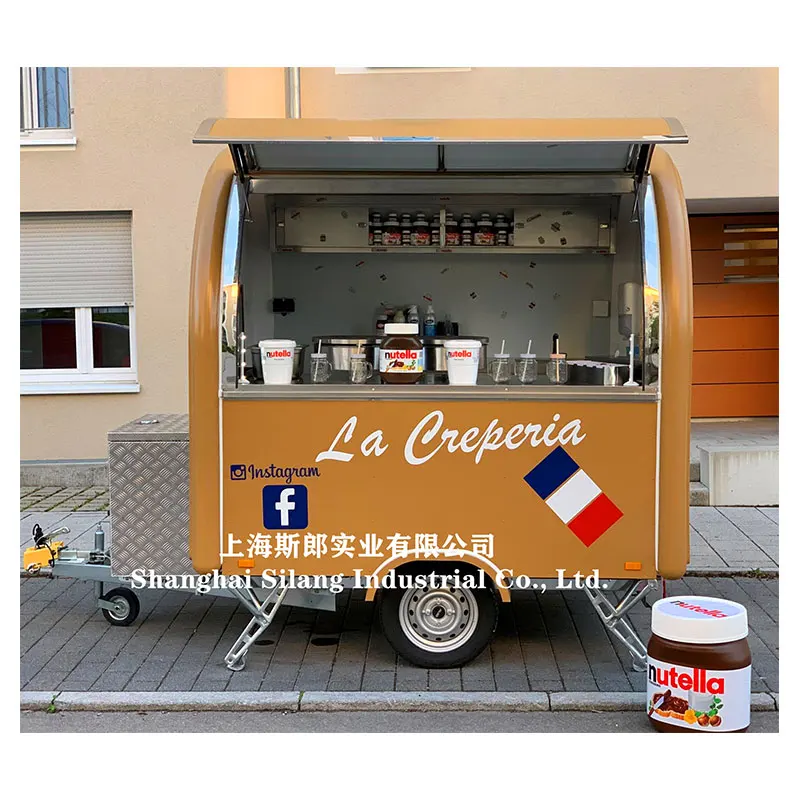 Churros cart австралийская стандартная Мобильная тележка для еды китайские прицепы фургон продажи фритюрницы