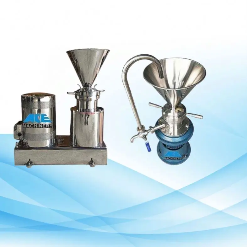 Automatic Electric Fruit Paste Sesame Peanut Butter Pistachio Colloid Mill Paste Machine