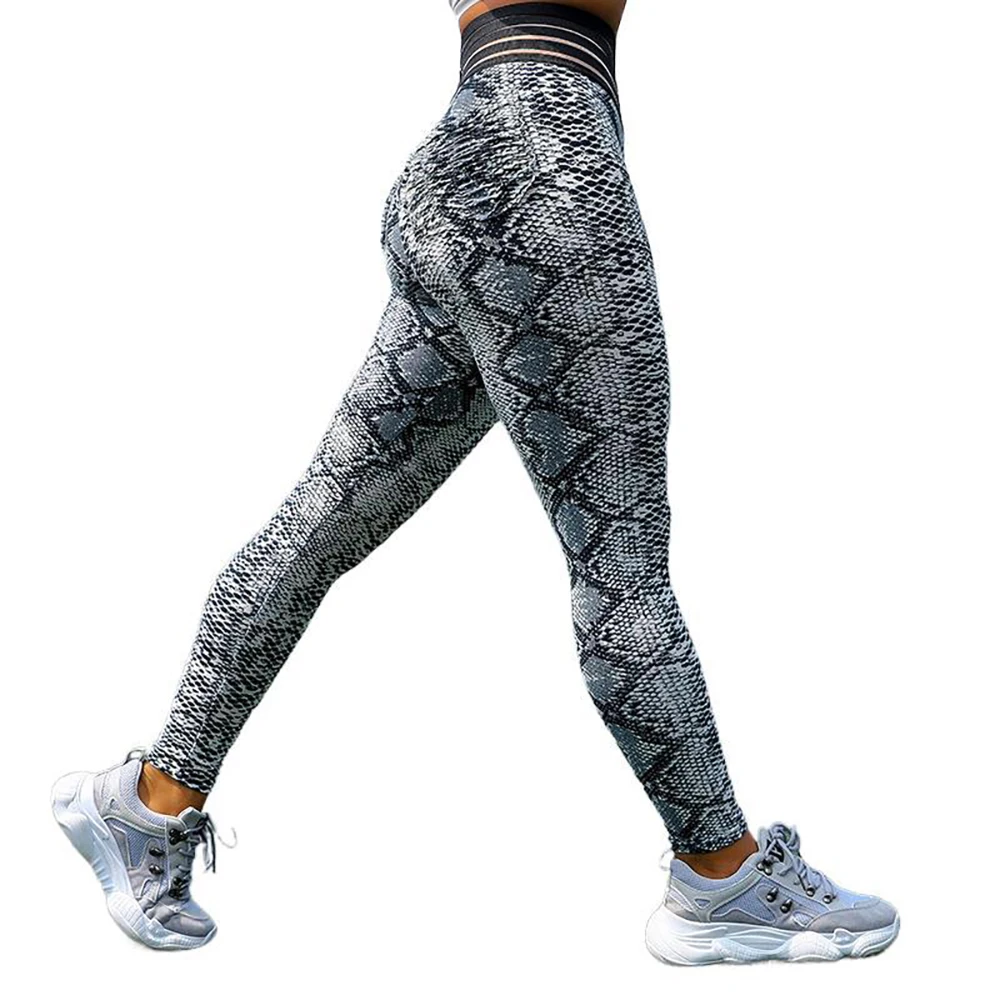 MOQ 1PCS  Wholesale Custom High Quality Women Sports Bra Lace High Waisted Print & Tie Dye Yoga Pants Leggings With Camo Leopard