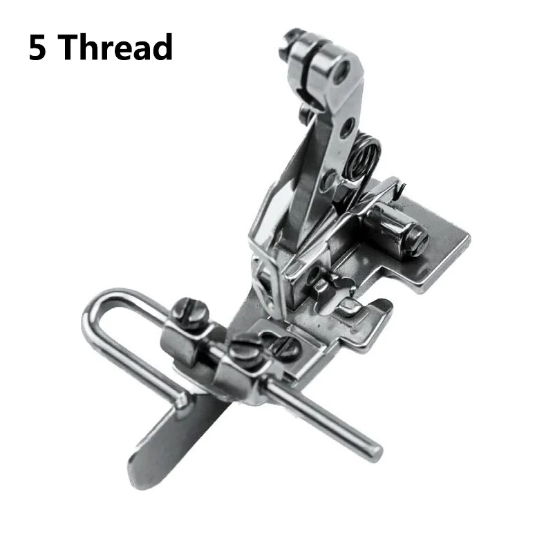 Middle Guide Presser Foot Fit Pegasus EX3200 EX5200 Siruba 988 JACK 798 Industrial Overlock Sewing Machine High Shank 4/5 Thread