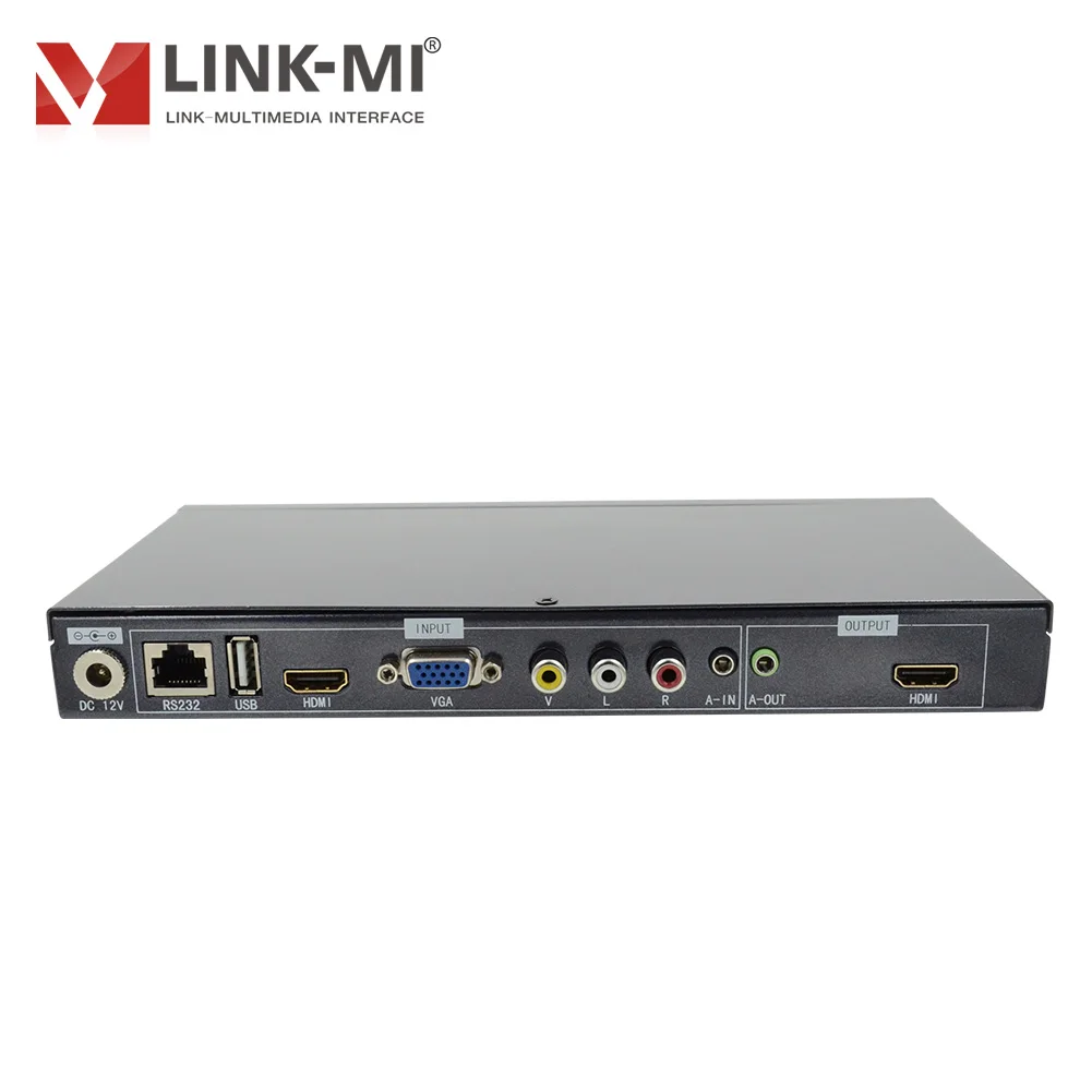 LINK-MI  HD Caption Adder 4x1 HDMI Video Capture Caption/Subtitles/Title Video Image Processor 4 in 1 out Video Processor