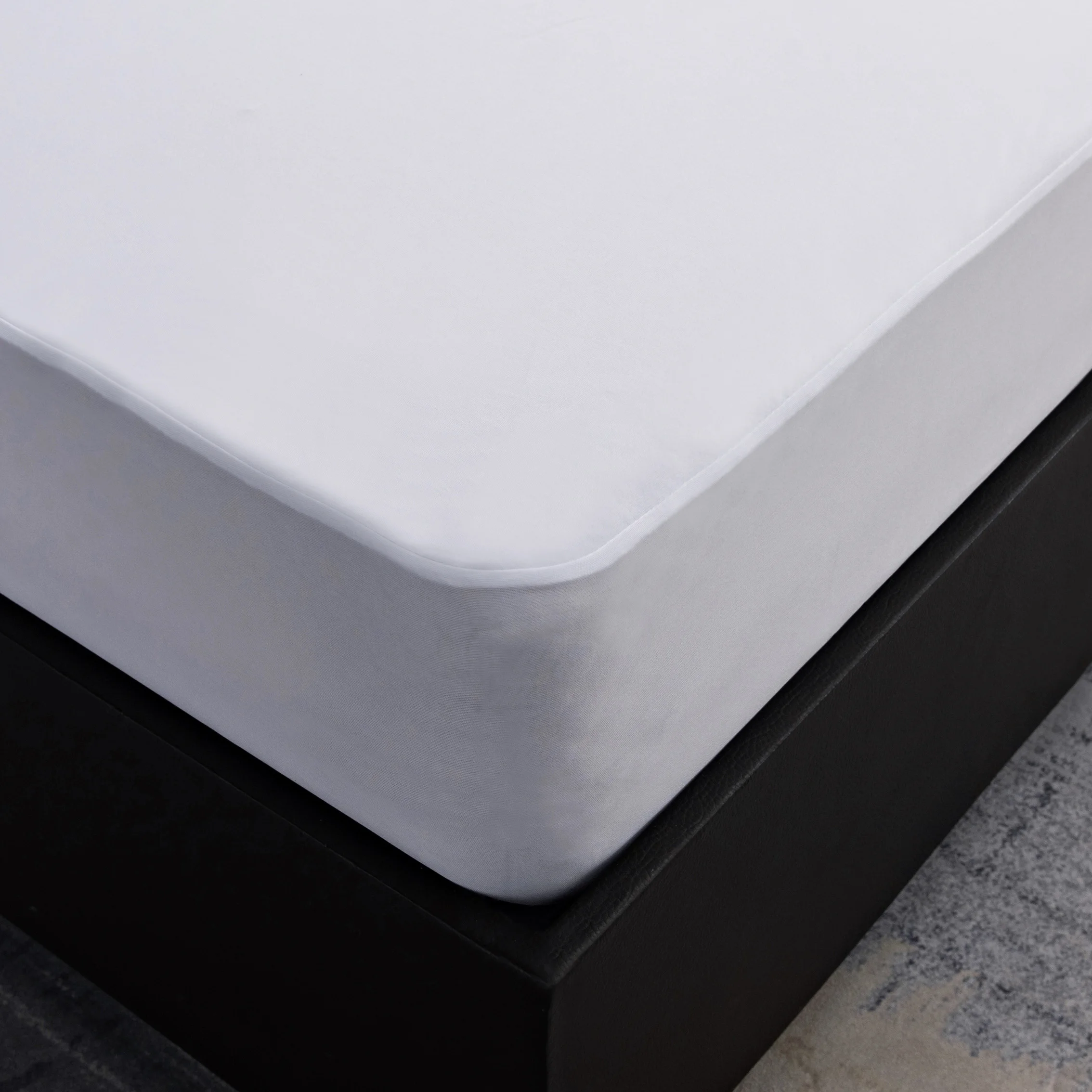 Вязаный чехол на матрас, полноразмерный чехол на молнии, чехол на матрас с полиуретановым покрытием