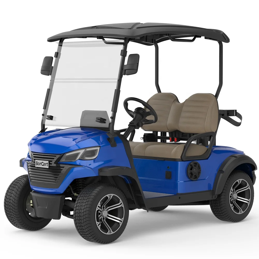 Competitive Price 2 Seat Electric Club Car Manufacturer Tourist Sightseeing Electric Golf Cart Full Size