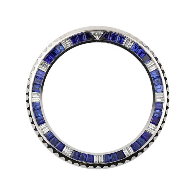 Premium VVS D Moissanite Diamond Watch Bezel for brand watch , Mechanical, and Quartz Watches