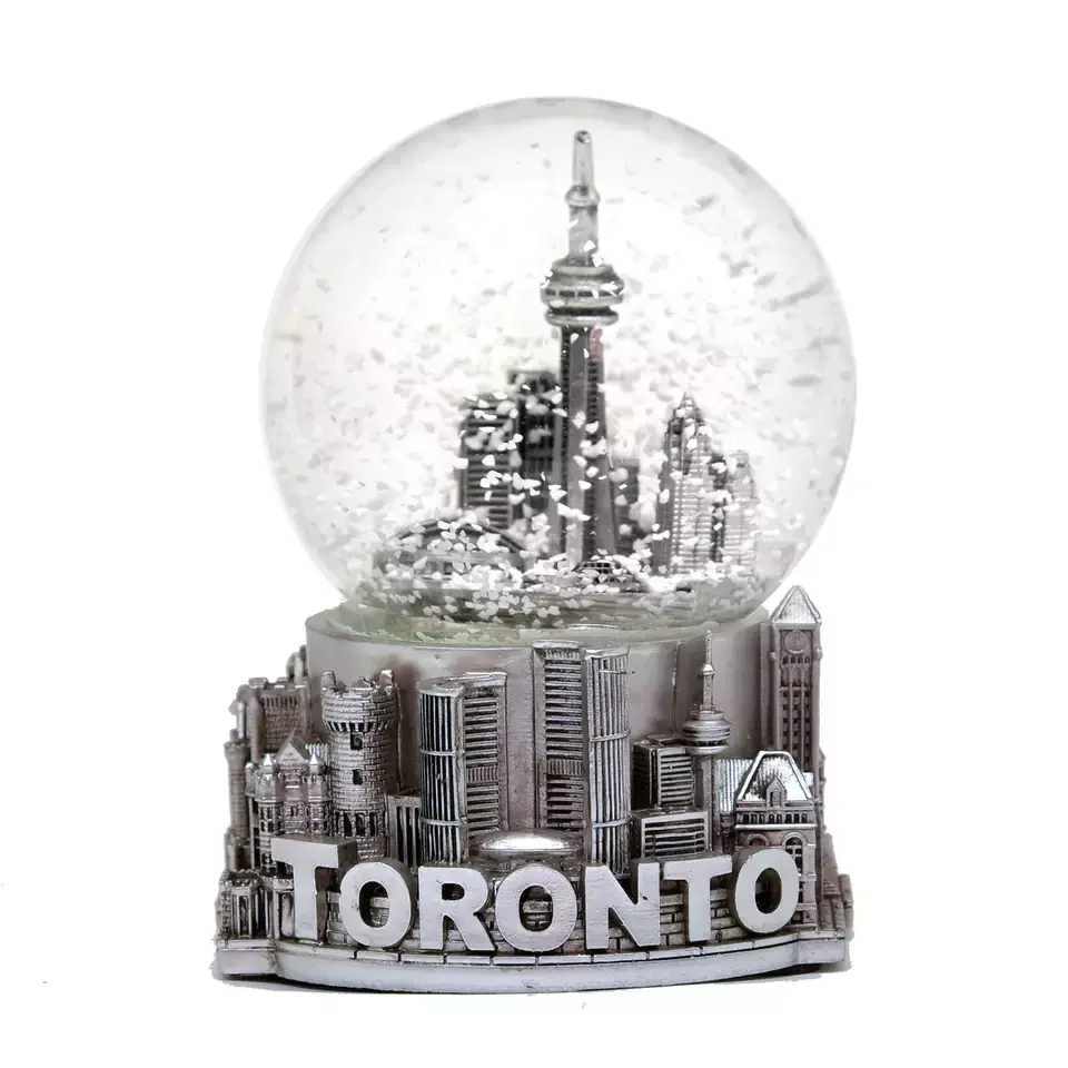 Large Cheap  London New york city  Custom Vancouver city Snow Globe Canada Souvenir Gift Snow globe