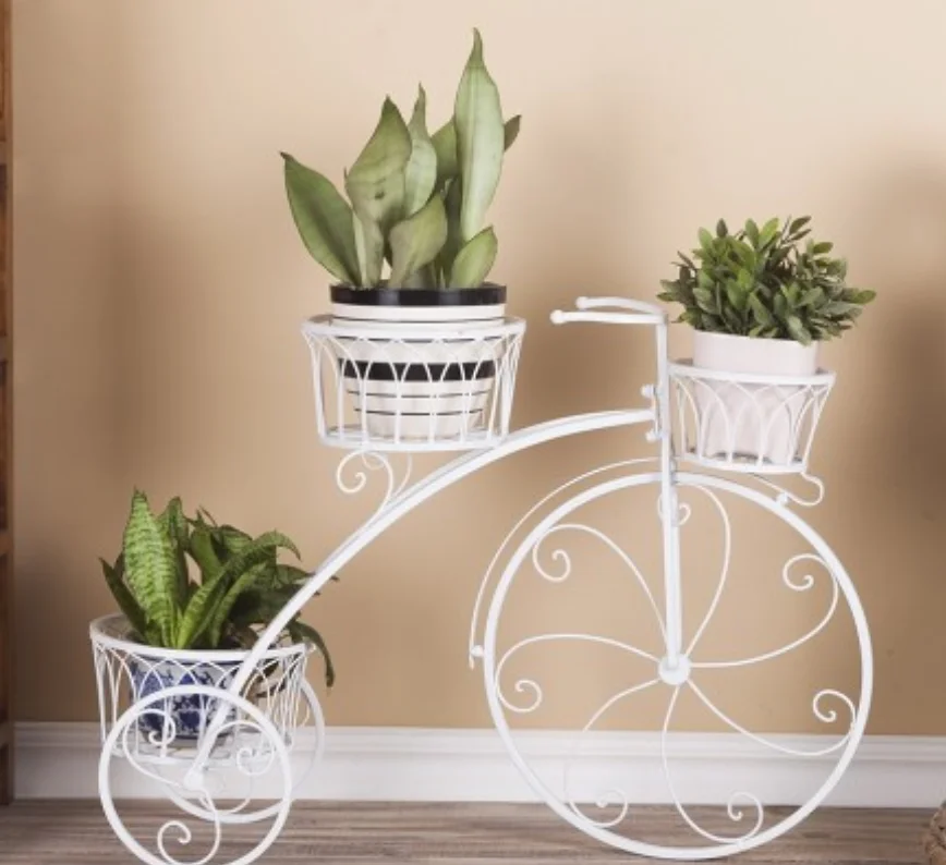 Stylish Nordic Indoor Wedding Decoration  Metal wall Hanging Basket levitating Flower Pots