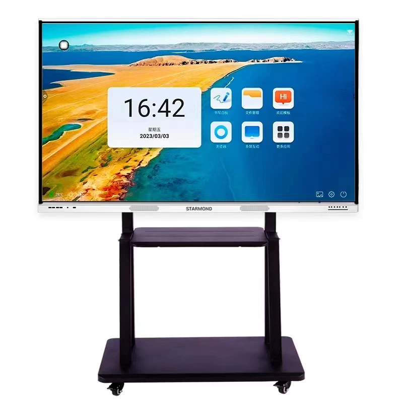 Горячая распродажа портативная usb цифровая доска для детей 4k дисплей 43 55 65 дюймов интерактивная все-в-одном