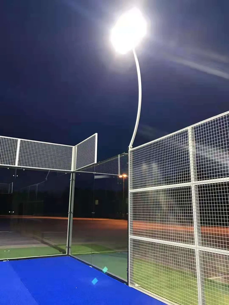 PADEL WORKER Outdoor Assembled Safety Foam Padel, Panoramic Padel Tennis Court