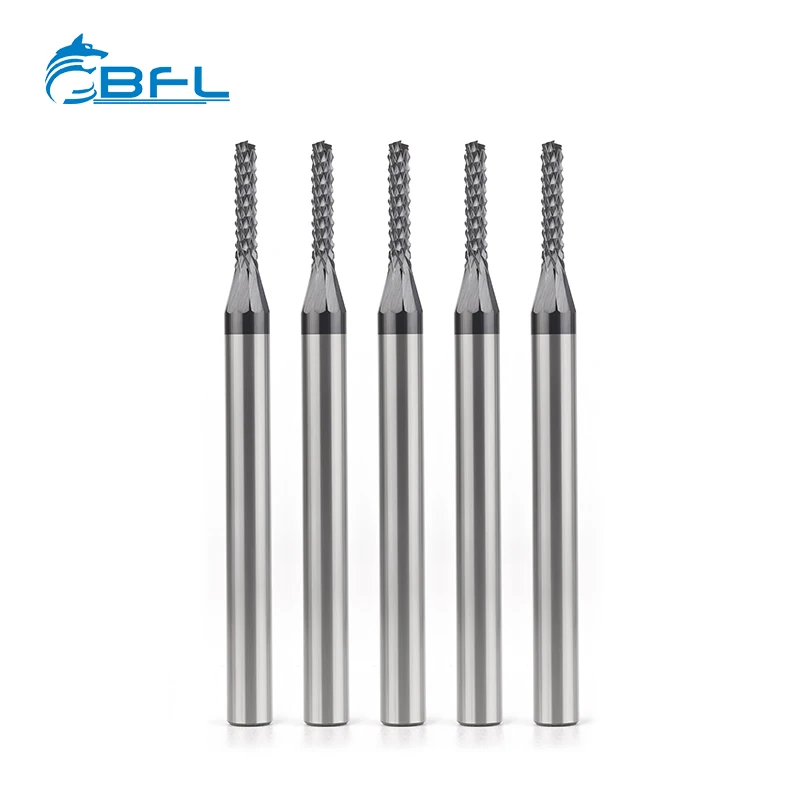 BFL Solid Carbide  Corn Milling Cutter With Altin-Coating For PCB Corn Endmill