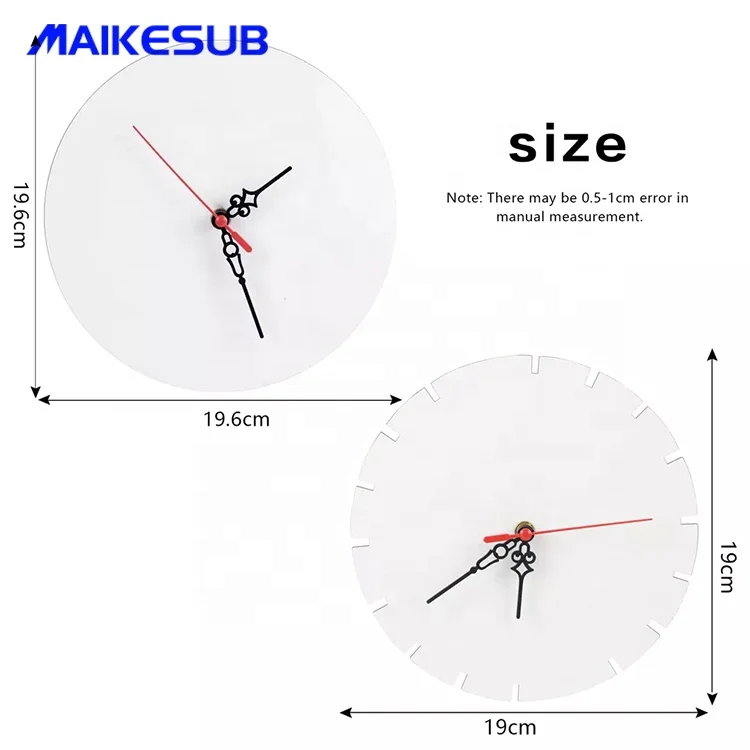 New arrival sublimation MDF photo frame, sublimation blank board clock frame