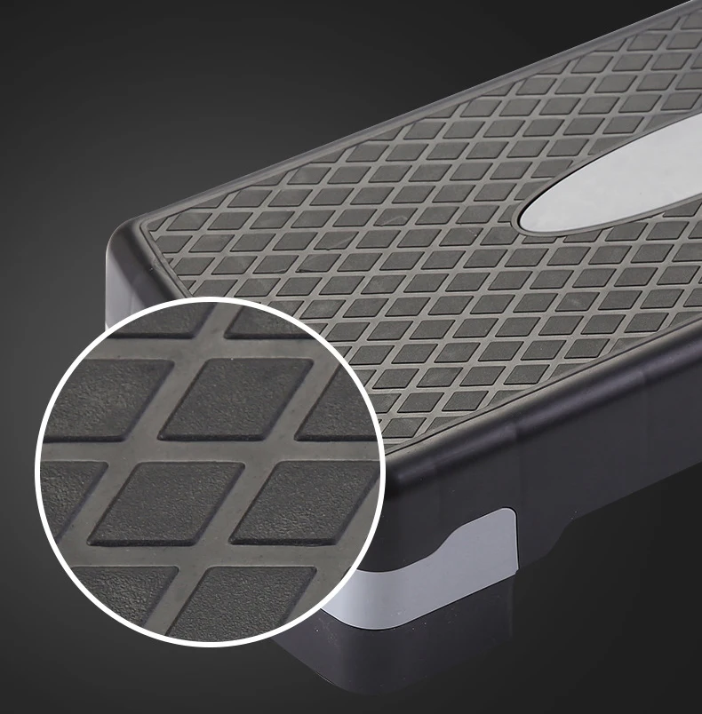 Adjustable Height 2 Levels Aerobic Step Board 10cm and 15cm Cardio Exercise Stepper
