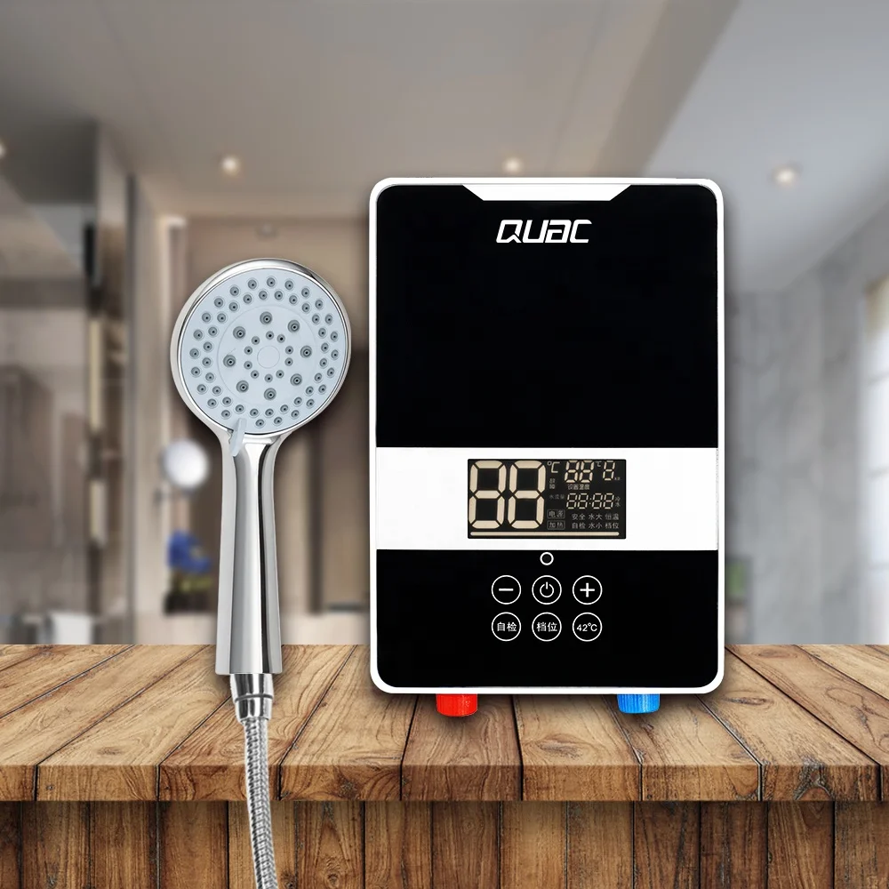 5500/6500/7500 Watts Smart Wall Mounted Bath Water Heater Instant Electric Water Heater For Kitchen/Shower