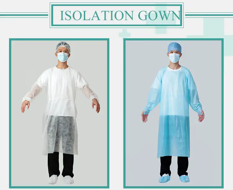 Rhycom Disposable Medical Non Woven Clothing Gown Isolation Protective Isolation Gowns Level 1 2 3 4