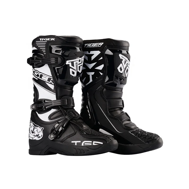 TR Tiger  Kids Off Road Motocross Shoes Kids Motorcycle Dirt Bike Boots Kids Motorcycle Racing Shoes