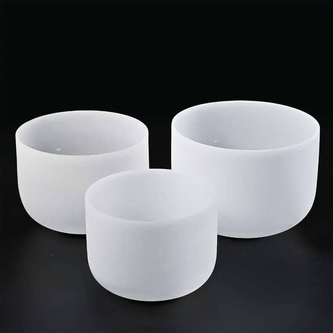 customized high quality luxury crystal singing bowl quartz singing bowl