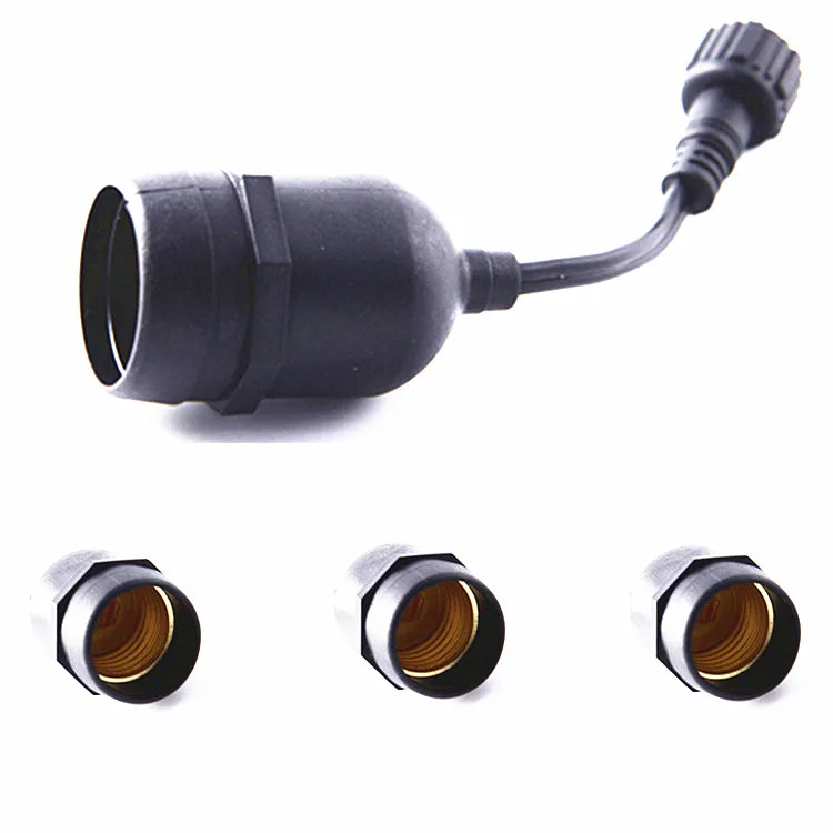 Home waterproof E27 Lampholders with thread spiral Lampholders with thread