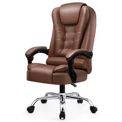 Luxury Boss Leather Ergonomic Massage Revolving Recliner Swivel Office Chair for sale