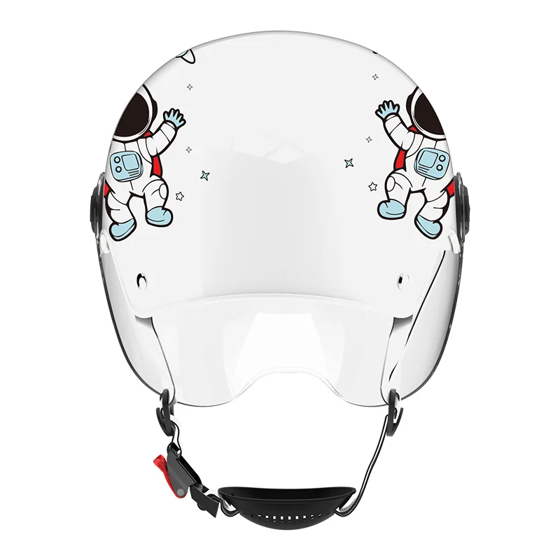 Smart4u child kid 3C motorcycle bike half helmet with gog gles for kids safety scooter motor helmet