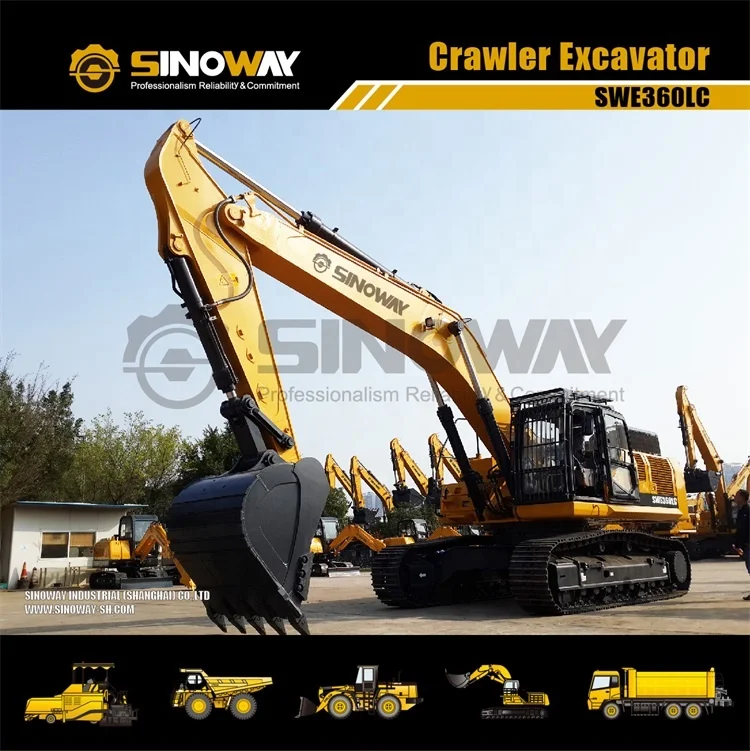 Chinese brand new 36 ton crawler excavator with factory price